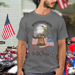 250 Jaar Amerika Adelaar & Vrijheid Wij Het Volk T-shirt