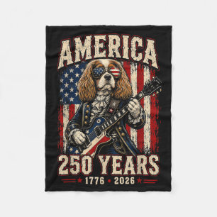 250 Jaar Amerika Cavalier King Charles Spaniel Fleece Deken