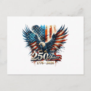 250 Jaar Amerika Herdenking 250e Onafhankelijkheid Briefkaart