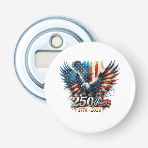 250 Jaar Amerika Herdenking 250e Onafhankelijkheid Button Flesopener