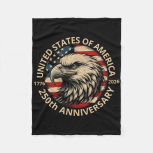 250 Jaar Amerika Herdenking 250e Onafhankelijkheid Fleece Deken