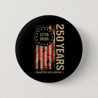 250 Jaar Amerika Herdenking 250e Onafhankelijkheid Ronde Button 5,7 Cm