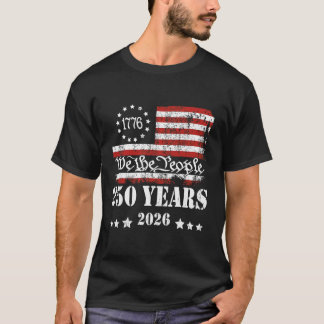 250 Jaar Amerika Herdenking 250e Onafhankelijkheid T-shirt