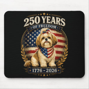250 Jaar Amerika Herdenking Shih Tzu 250ste Muismat