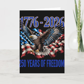 250 Jaar Amerika Jubileum 250e Onafhankelijkheid  Kaart