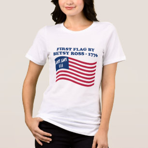 250 jaar Amerika Jubileum 4 juli Wom Tri-Blend Shirt