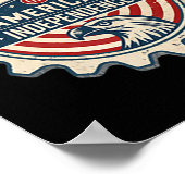 250 jaar Amerika Jubileum - USA 250th Independant Poster (Hoek)