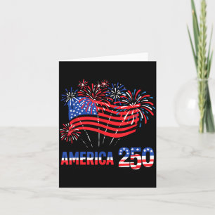 250 Jaar Amerika Verjaardag 250e Onafhankelijkheid Kaart