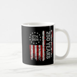 250 Jaar Amerika Verjaardag 250e Onafhankelijkheid Koffiemok