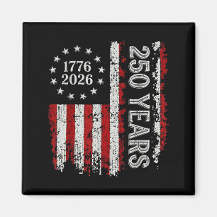 250 Jaar Amerika Verjaardag 250e Onafhankelijkheid Magneet