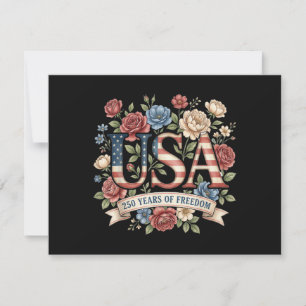 250 Jaar Amerika Verjaardagsbloemen USA 250e Bi