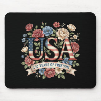 250 Jaar Amerika Verjaardagsbloemen USA 250e Bi Muismat