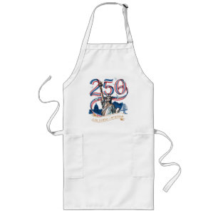250 Jaar Amerika Viering 1776 2026 Lang Schort
