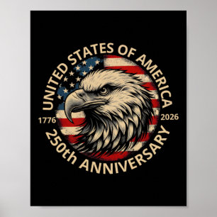 250 Jaar Amerika Viering 250e Onafhankelijkheid D Poster