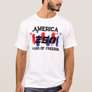250 Jaar Amerika Viering 250e Onafhankelijkheid D T-shirt