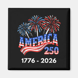 250 jaar Amerika viering 250e onafhankelijkheid Magneet