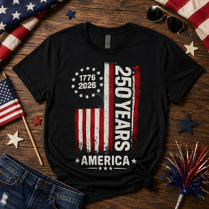 250 jaar Amerika Viering 250e Onafhankelijkheid T-shirt