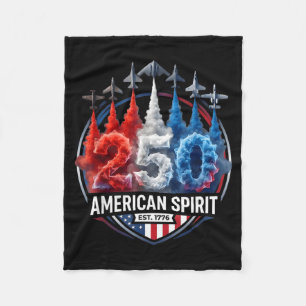 250 Jaar Amerikaans 1776 2026 250e Amerikaanse Ver Fleece Deken