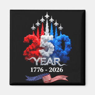 250 Jaar Amerikaans 1776 2026 250ste Verjaardag 4e Magneet
