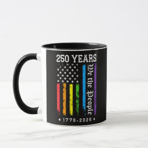 250 jaar Amerikaanse 250e verjaardag US LGBT Pr Mok