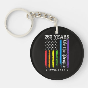 250 jaar Amerikaanse 250e verjaardag US LGBT Pr Sleutelhanger