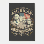 250 Jaar Amerikaanse Onafhankelijkheid Post-it® Notes (Voorkant)