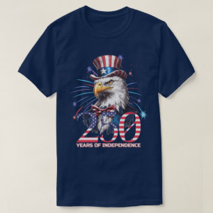 250 jaar Amerikaanse onafhankelijkheid T-shirt