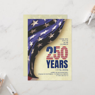 250 Jaar Amerikaanse Onafhankelijkheidsverjaardag Kaart