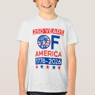 250 jaar Amerikaanse revolutie Semiquincentenni Tri-Blend Shirt