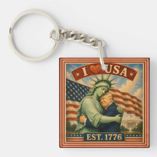 250 Jaar Amerikaanse Trots Liefde VS Sleutelhanger