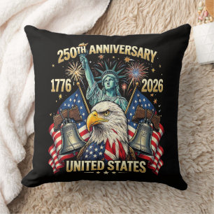 250 Jaar Amerikaanse Viering 1776-2026 Vlag van de Kussen