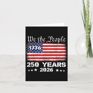 250 Jaar Amerikaanse Viering 250e 4 juli Kaart