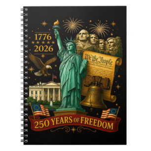 250 Jaar Amerikaanse Vrijheid Notitieboek