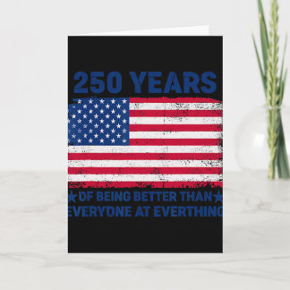 250 Jaar Beter Dan Iedereen Amerikaanse Vlag F Kaart