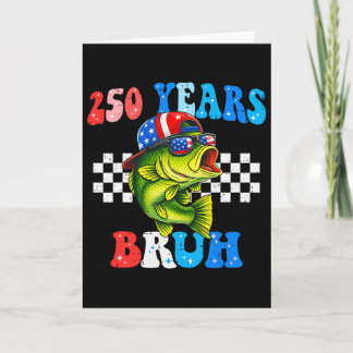 250 Jaar Bruh Vis 4 juli Vissen 250ste Verjaardag Kaart