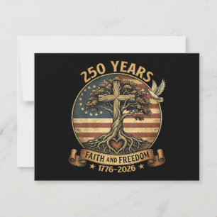 250 Jaar geloof en vrijheid christelijk Amerika 25 Save The Date