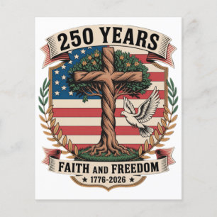 250 Jaar geloof en vrijheid Flyer