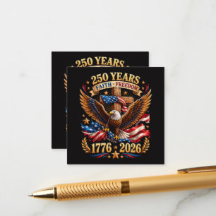 250 Jaar geloofsvrijheid Adelaar Patriottisch Informatiekaartje