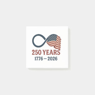 250 jaar Jubileum 1776-2026 USA Patriottisch Post-it® Notes