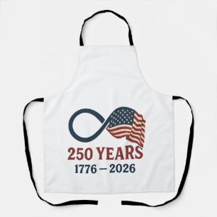 250 Jaar Jubileum 1776-2026 USA Patriottisch Schort