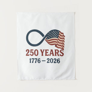 250 Jaar Jubileum 1776-2026 USA Patriottisch  Wandkleed