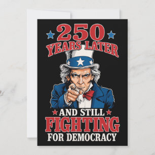 250 jaar later en nog steeds vechtend voor democra kaart