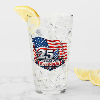 250 Jaar Onafhankelijkheid 4 juli Feest Glas