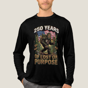 250 Jaar Opzettelijk Verdwaald Bigfoot Patriottisc Tri-Blend Shirt