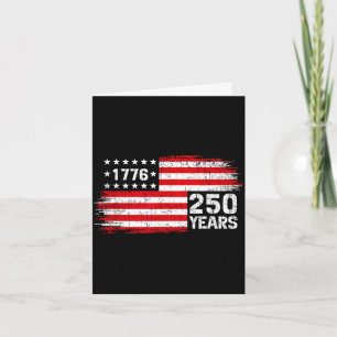 250 jaar oud 1776 250ste verjaardag 4 juli kaart