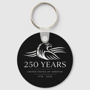 250 Jaar USA Adelaar 1776-2026 Patriottisch Amerik Sleutelhanger