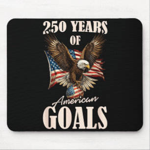 250 Jaar Usa Voetbal Adelaar 250ste Verjaardag 4e Muismat