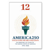 250 jaar Verenigde Staten Kaart (Achterkant)