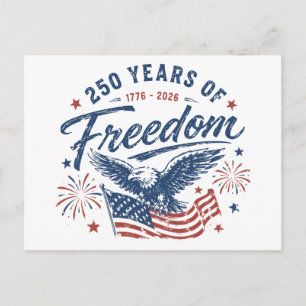 250 Jaar Vrijheid 1776 2026 Amerikaanse Adelaar Briefkaart