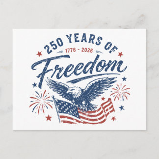 250 Jaar Vrijheid 1776 2026 Amerikaanse Adelaar Briefkaart